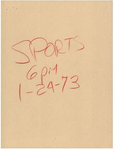 News Script: Sports