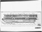 138.  Photocopy of original construction drawing, dated 2 October 1946 (Original print in the possession of U.S. Army Corps of Engineers, Portland District, Portland, OR.) (P-45-25) POWERHOUSE DOWNSTREAM ELEVATION. - Bonneville Project, Powerhouse No.1, Spanning Bradford Slough, from Bradford Island, Bonneville, Multnomah County, OR