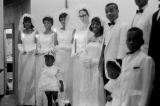 The wedding party of Freddie and Susie Sanders Hubbard.