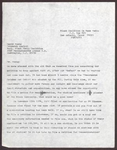 Letter from Mario Marcel Salas to David Honig - October 20, 1975