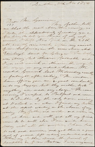 Letter from Richard Webb, Dublin, [Ireland], to William Lloyd Garrison, 1859 Nov[ember] 11