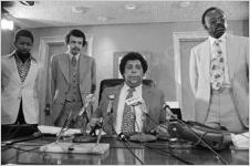 Maynard Jackson, Aaron Turpeau, and Davey Gibson, circa 1974