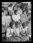 Siloam, Greene County, Georgia. Singing class in a Negro school