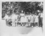 Group of children outside