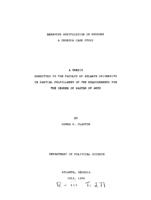 Behavior modification in prisons: a Georgia case study, 1990