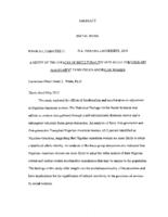 A study of the effects of biculturalism and acculturation on adjustment in Nigerian-American women, 2012
