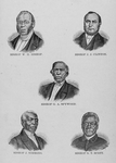 Thumbnail for Bishop W. H. Bishop. Bishop J. J. Clinton. Bishop G. A. Spywood. Bishop J. Simmons. Bishop S. T. Scott