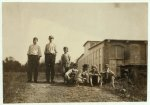 Groups of doffers, etc., all working in the Liberty Cotton Mill, Clayton, N.C., taken at 10:00 A.M., October 29th, 1912. I saw a few very young spinners, one apparently ten years old, working, but could not get them out.  Location: Clayton, North Carolina.