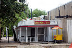 Steamboat-themed barbecue joint in Clarksdale, a prominent home to old-time blues music in the Mississippi (River) Delta region in Northwest Mississippi