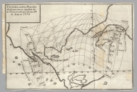 Transito de la sombra y penumbra de la Luna sobre la superficie de la Tierra, en el Eclips del dia 24 de Junio de 1778. Transito de la sombra y penumbra de la Luna sobre la superficie de la Tierra