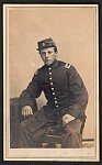 [Captain Lawrence M. Whitney of Co. E and Co. F, 83rd New York Infantry Regiment and 2nd U.S. Veteran Reserve Corps Infantry Regiment in uniform]