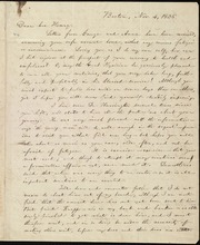 Letter to] Dear bro[ther] Henry [manuscript