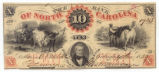 Bank of North Carolina ten-dollar note, 1859