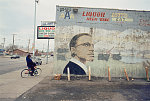 Malcolm X, AAA Party Store by Bennie White, 1993. E. Warren Ave. at Lenox, Detroit, 2009