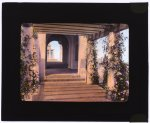 ["Mi Sueño," Herbert Coppell house, 1245 South Grand Avenue, Pasadena, California. Pergola from flower garden to house]