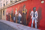 Jazz club mural