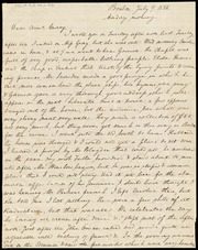 Letter to] Dear Aunt Mary [manuscript