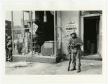 National guardsman on duty in Washington, D.C. after assassination of Dr. Martin Luther King, Jr.