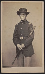 [Second Lieutenant George W.S. Conant of Co. A, 1st Massachusetts Infantry Regiment and 36th U.S. Colored Troops (USCT) Infantry Regiment in uniform with sword]