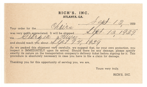 Rich's Inc. (Atlanta, Ga.)