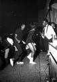 Dancer performing on stage with Bobby Moore and the Rhythm Aces at the Laicos Club in Montgomery, Alabama.