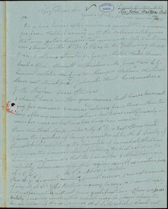 Letter from John Walker, Barre, Vermont, to Amos Augustus Phelps, 1838 Jan[uary] 31st