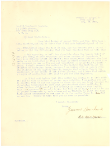 Letter from Ras Jovanne Ben-Samu to W. E. B. Du Bois