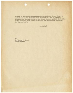 Letter to Ed Idar, Jr., page two - 1954-05-05