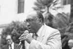 H. H. Brookins at Podium, Los Angeles, 1986