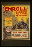 Enroll American Merchant Marine Special training - deck department, engineering, radio, steward, cooks, etc. : Sign up to-day!