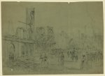 Thumbnail for Richmond Firemen pushing down the remains of the burnt dwellings Capital Square