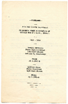 California State Association of Colored Women's Clubs, Inc. Arts and Crafts Department 1949-1950 programme