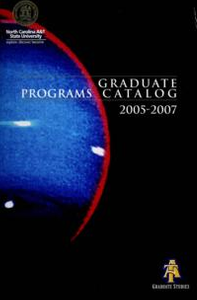 Graduate Programs Catalog [2005-2007]