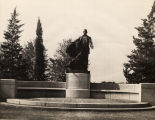 Booker T. Washington monument on the campus of Tuskegee Institute in Tuskegee, Alabama.