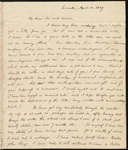 Letter to] My dear sir and cousin [manuscript