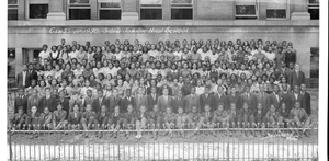 Class of 1938, Shaw Junior High School] [acetate film photonegative, banquet camera format.