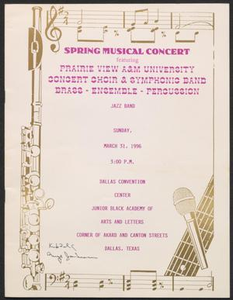 Program: Spring Musical Concert