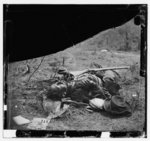 [Spotsylvania Court House, Va., vicinity. Body of another Confederate soldier near Mrs. Alsop's house]