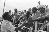 Thumbnail for B. B. King: Parchman Penitentiary, Miss. B. B. King performing, greeting fans, signing autographs, guards, B. B. King reclining in living room (BKP 80-2)