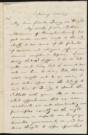 Letter to] My dear friends, Quincy and Wright [manuscript