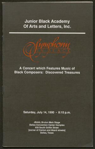 Program: Symphony in Black