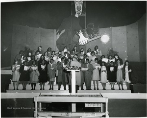 Storer College Choir Performing, Harpers Ferry, W. Va.