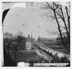 [Petersburg, Va. The first Federal wagon train entering the town]